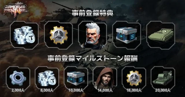 事前登録マイルストーン報酬