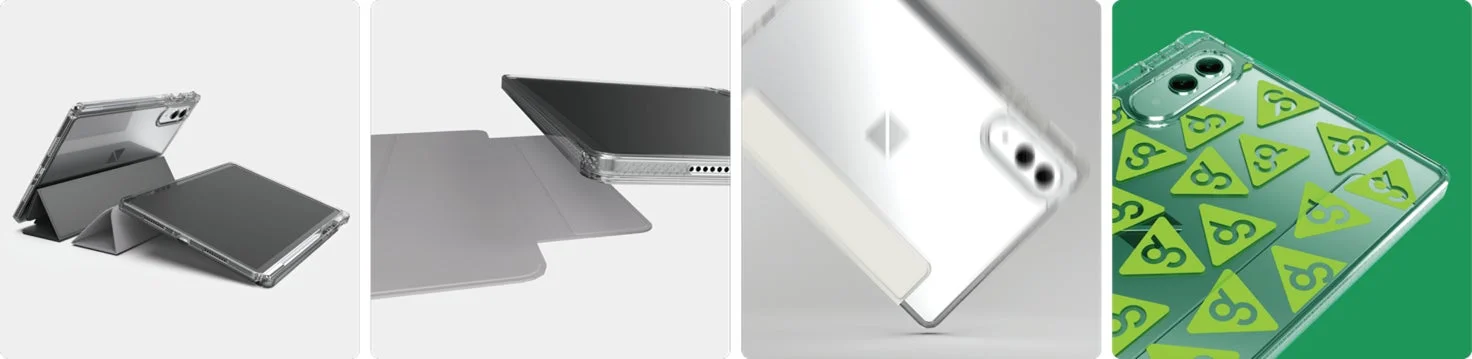 フォリオケースのスタンド機能とペン収納