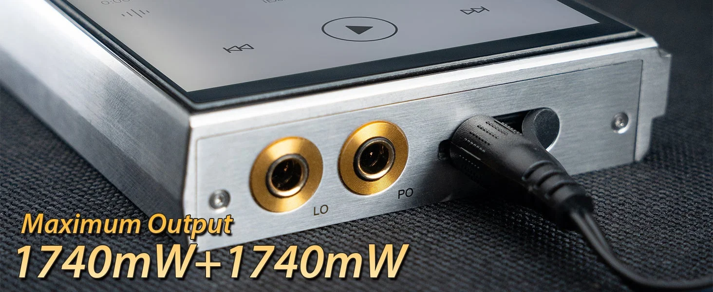 ポータブルオーディオ機器のディスプレイ