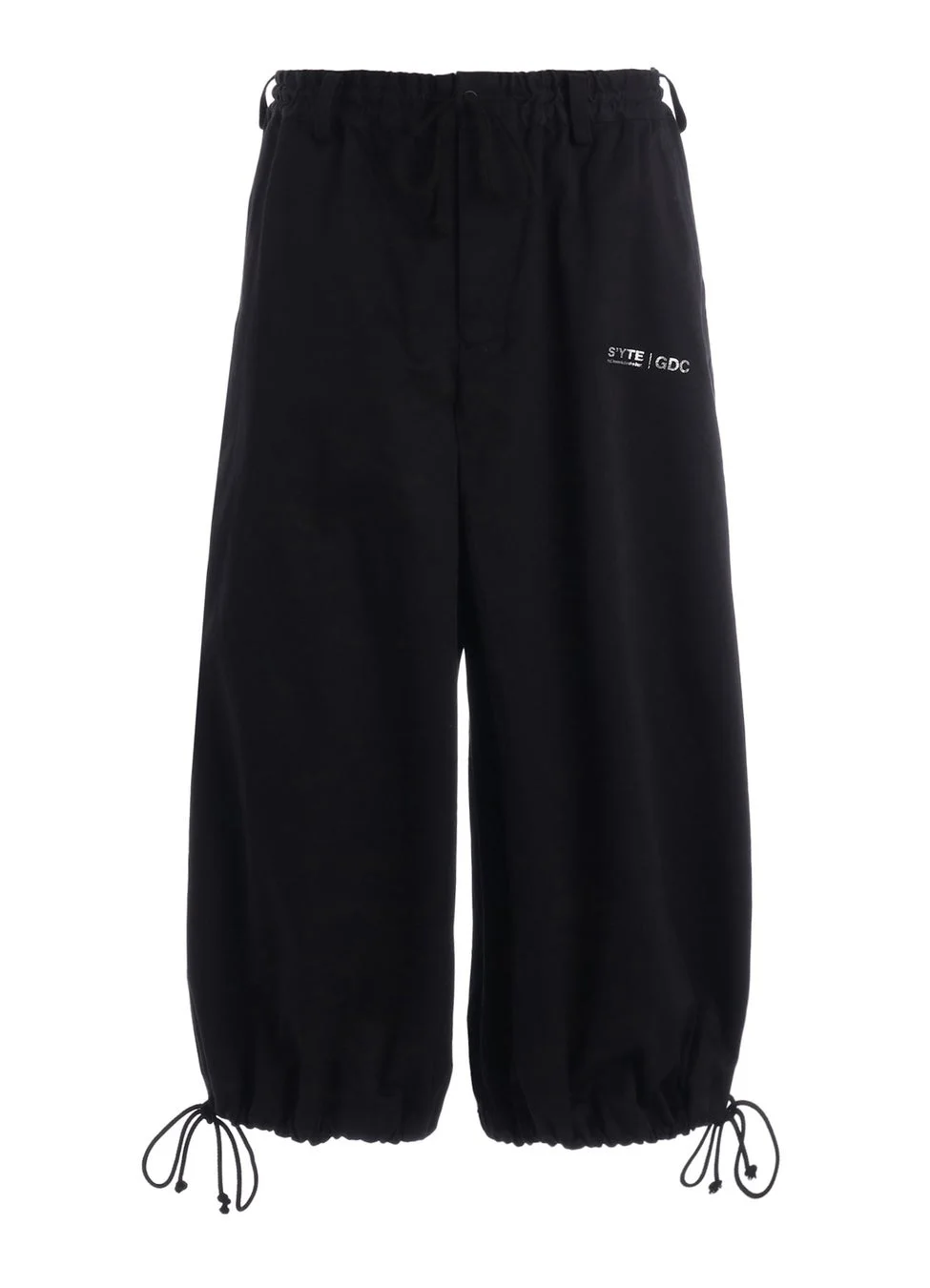 WEPON CLOTH LOGO PRINTED HAKAMA BALLOON PANTS
