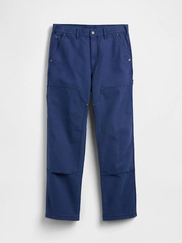 Men’s / 90s ルーズフィット キャンバス ダブルニー カーペンターパンツ