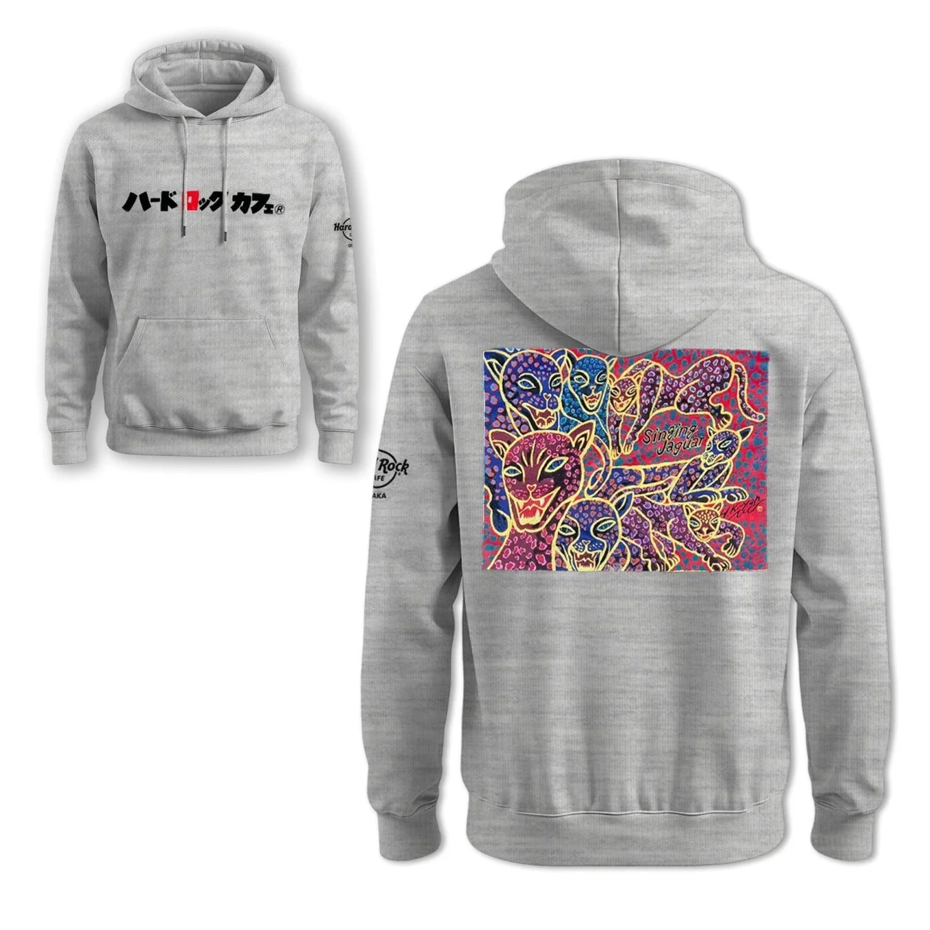 Singing Jaguar Hoodie Gray