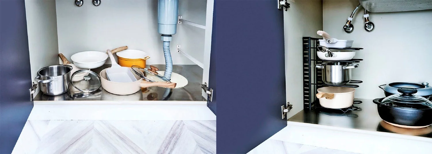 シンク下のBefore/After