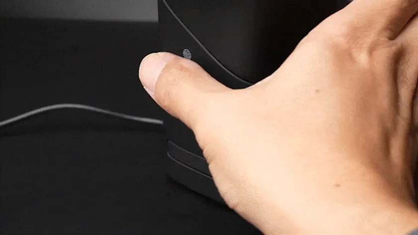 指紋認証機能付きデバイスの操作