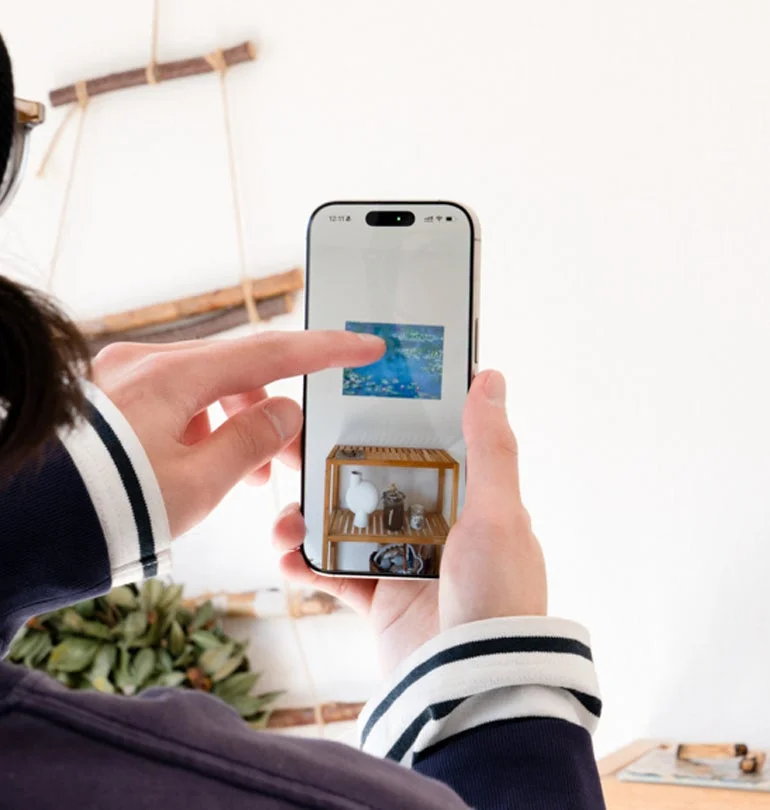 WebAR機能のイメージ