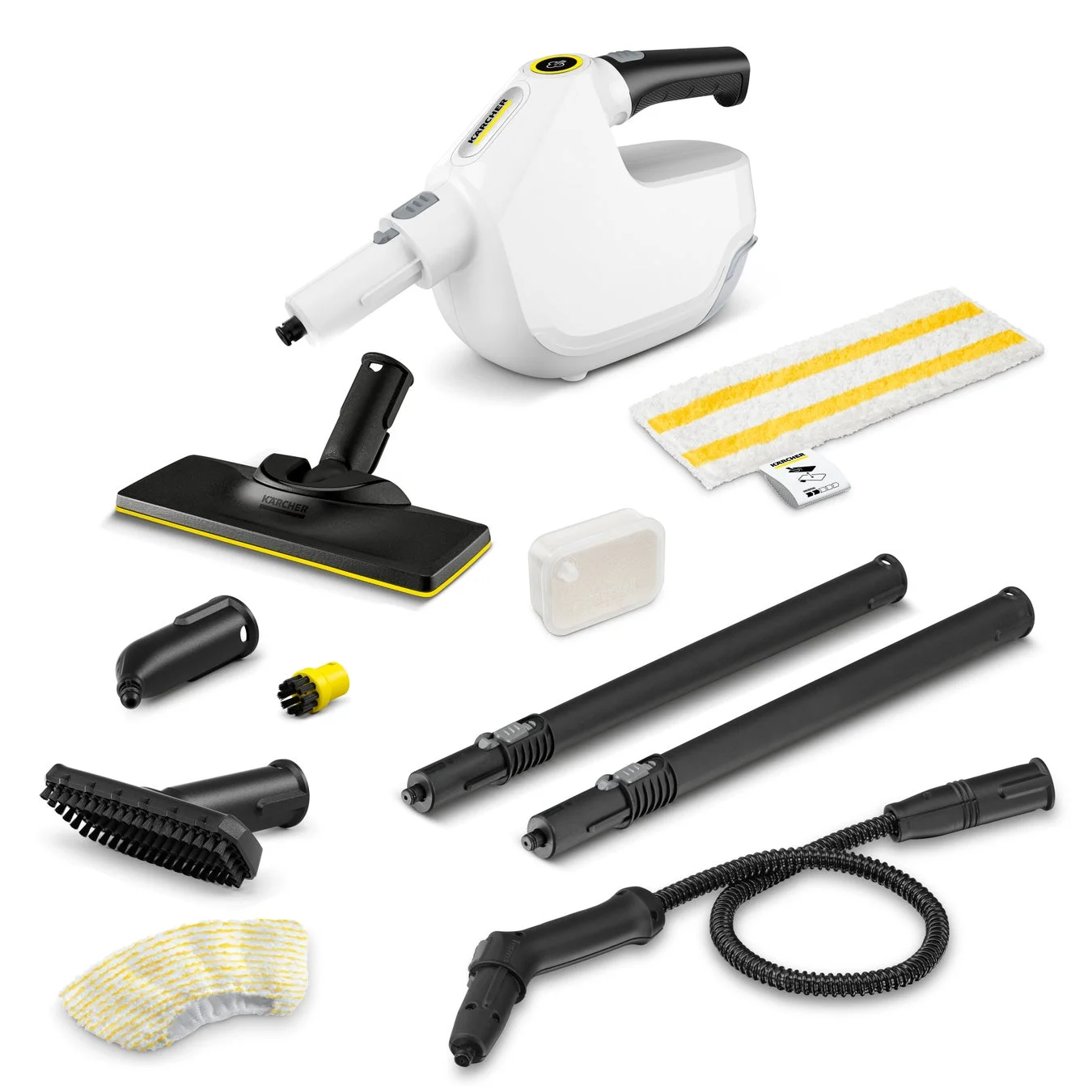 ケルヒャーのスチームクリーナー本体とアタッチメント一式