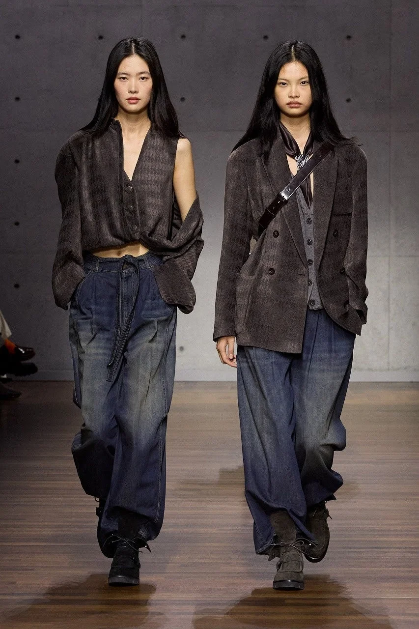 オーバーサイズデニムのモデルたち