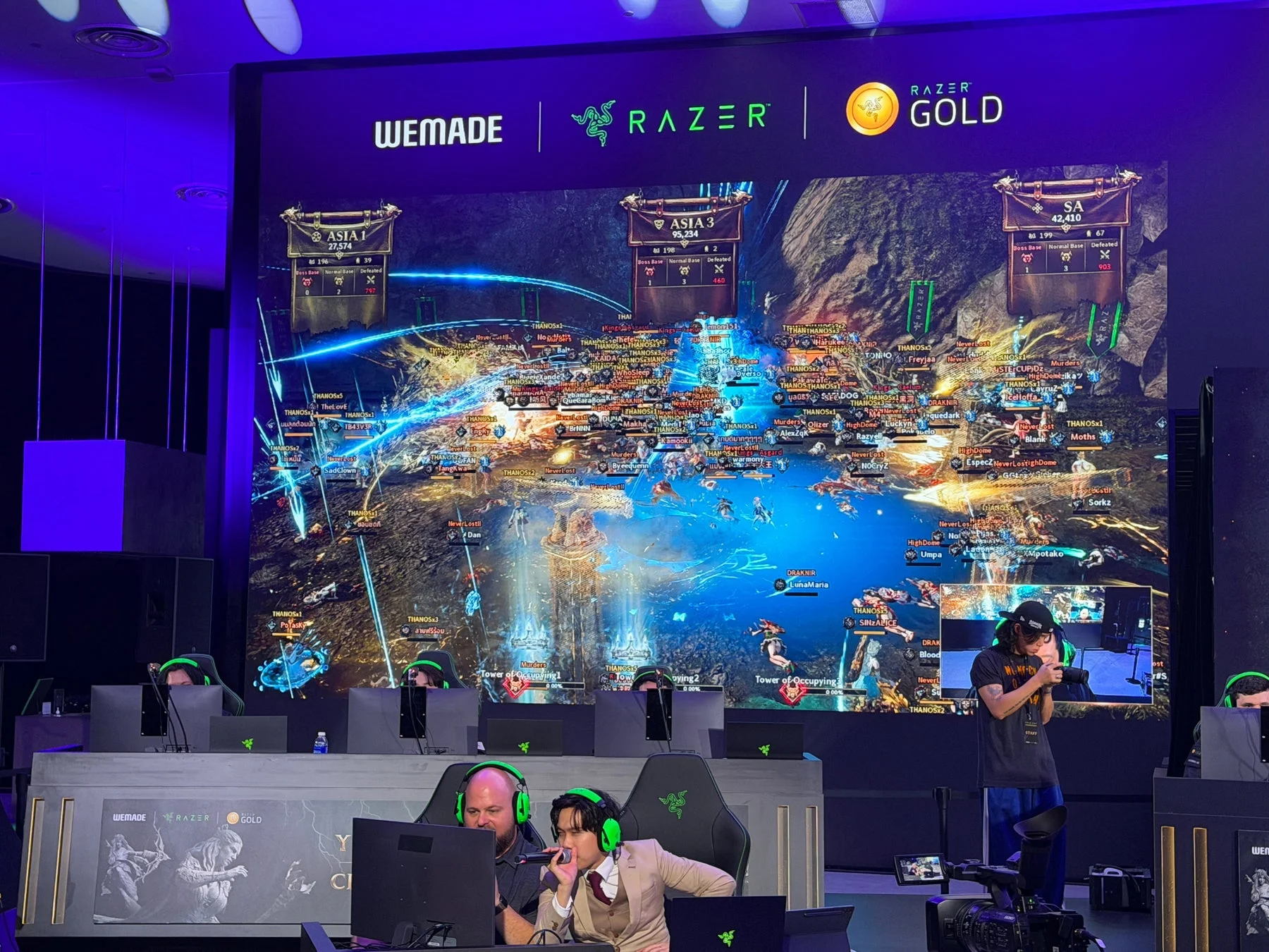 eスポーツイベント会場の様子